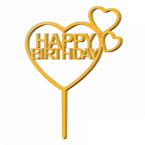 10 Stück Acryl Happy Birthday Cake Toppers Dekorative Ornamente Dekoration Hochzeit Urlaub Dekoration Zubehör 10 Stück Acryl Happy Birthday Cake Toppers Dekorative Ornamente Dekoration Hochzeit Urlaub Dekoration Zubehör von Adrosstoller