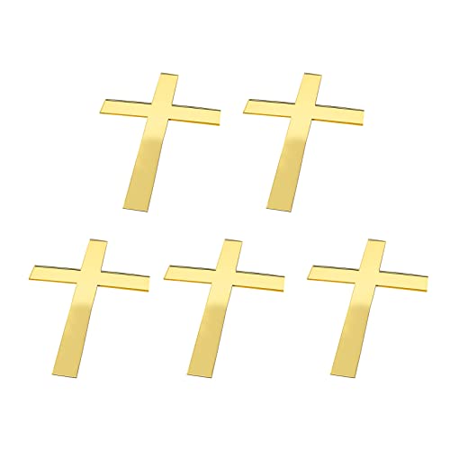5 Stück Kreuz-Acryl-Kuchenaufsätze, Acryl-Kuchendekoration für Hochzeit, Geburtstag, Party, Hintergrund 5 Stück Kreuz-Acryl-Kuchenaufsätze, Acryl-Kuchendekoration für Hochzeit, Geburtstag, Party, Hintergrund von Adrosstoller