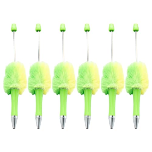 6 x Perlenkugelschreiber, Plüsch-Kugelschreiber, lustiger Schreibstift für Jungen, Mädchen, Kinder, Belohnung, Geburtstag, Party, Gastgeschenk 6 x Perlenkugelschreiber, Plüsch-Kugelschreiber, lustiger Schreibstift für Jungen, Mädchen, Kinder, Belohnung, Geburtstag, Party, Gastgeschenk von Adrosstoller