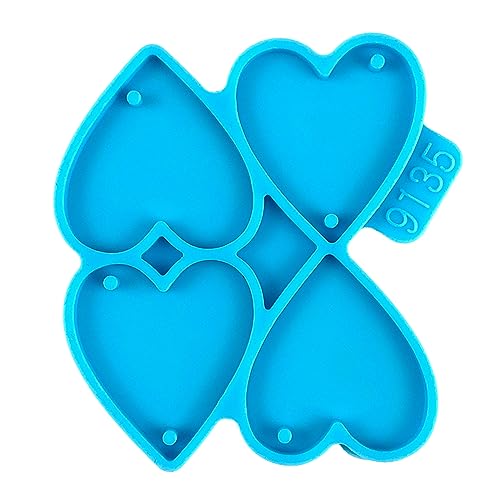 Adrosstoller Silikonform mit Herz-Motiv, Epoxidharz, Schlüsselanhänger, Weihnachtsanhänger, Heimdekoration, Form Adrosstoller Silikonform mit Herz-Motiv, Epoxidharz, Schlüsselanhänger, Weihnachtsanhänger, Heimdekoration, Form von Adrosstoller