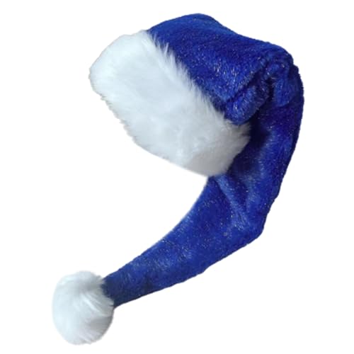 Blingbling Weihnachtsmütze, dicker Plüsch und weiße pelzige Krempe für Weihnachtsfeiern, Verkleidungen und Cosplay Blingbling Weihnachtsmütze, dicker Plüsch und weiße pelzige Krempe für Weihnachtsfeiern, Verkleidungen und Cosplay von Adrosstoller