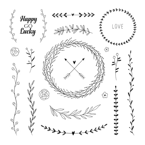 Silikon-Stempel mit Blumenkranz, transparent, für Kartenherstellung, Scrapbooking, Prägung, Basteln, Album, Dekoration, Gummidichtungsstempel Silikon-Stempel mit Blumenkranz, transparent, für Kartenherstellung, Scrapbooking, Prägung, Basteln, Album, Dekoration, Gummidichtungsstempel von Adrosstoller