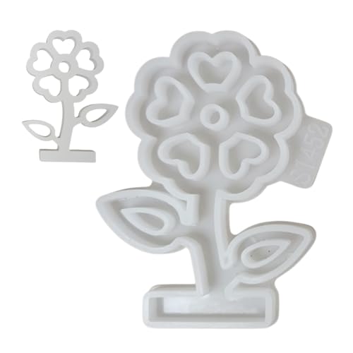 Adsfvs Blumenformen Silicone - Blumentopf-Form Für Kunstharz Und Modelliermasse | Kreatives Antihaft-Bastelwerkzeug Für Osterdeko Und Frühlings-Tischdekoration Adsfvs Blumenformen Silicone - Blumentopf-Form Für Kunstharz Und Modelliermasse | Kreatives Antihaft-Bastelwerkzeug Für Osterdeko Und Frühlings-Tischdekoration von Adsfvs