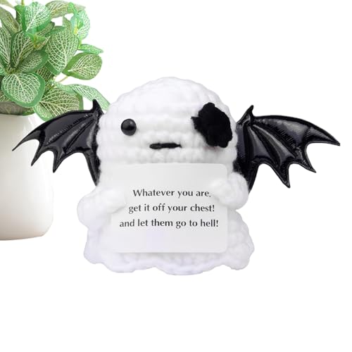Adsfvs Positives Häkeln | Strickgeist Puppe Aus Wolle - Handgefertigtes Emotionstoy Für Schule Wohnheim Büro Muttertag Halloween Adsfvs Positives Häkeln | Strickgeist Puppe Aus Wolle - Handgefertigtes Emotionstoy Für Schule Wohnheim Büro Muttertag Halloween von Adsfvs