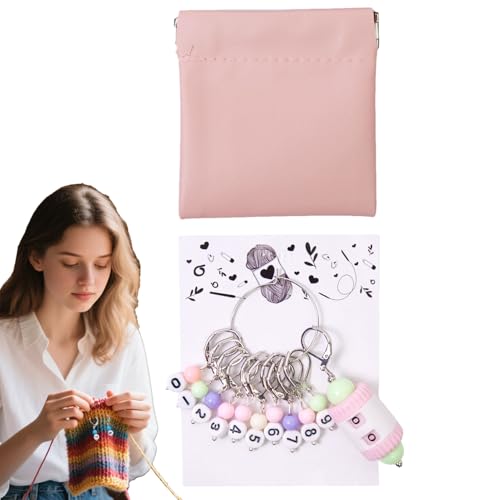 Adsfvs Strickmarkierer | Strick Markierungsclips Mit Zählfunktion - Abnehmbare Englische Buchstaben Oder Zahlen Für Anfänger & Nähbegeisterte Adsfvs Strickmarkierer | Strick Markierungsclips Mit Zählfunktion - Abnehmbare Englische Buchstaben Oder Zahlen Für Anfänger & Nähbegeisterte von Adsfvs
