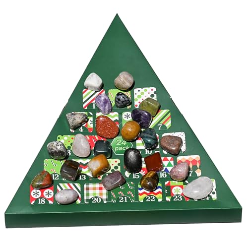 Adsfvs Weihnachtskalender, 24 Tage Schmuckstein Weihnachts Dekokalender, Kristall Dekosteine Sammelschmuck für Jugendliche und Erwachsene als Festtagsdekoration Adsfvs Weihnachtskalender, 24 Tage Schmuckstein Weihnachts Dekokalender, Kristall Dekosteine Sammelschmuck für Jugendliche und Erwachsene als Festtagsdekoration von Adsfvs