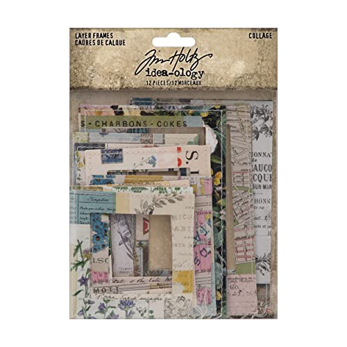 Tim Holtz Layer Frames Collage Bastelbedarf, mehrere 60 Stück von Advantus