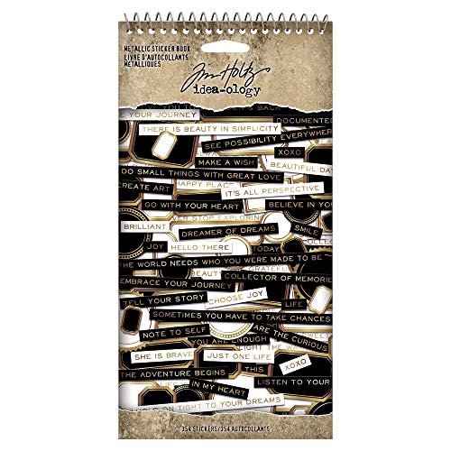 Tim Holtz Metallic Sticker Buch Craft and Hobby, 354 von Advantus