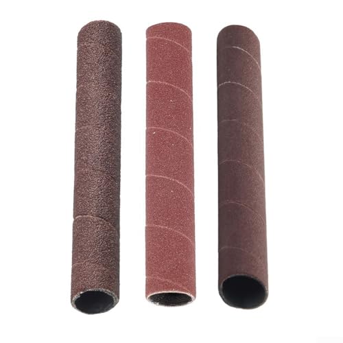 4 x 12,7 cm vibrierende Spindelschleiferhülsen, Aluminiumoxid-Schleifmittel, Körnung 80/150/240, 2 Stück (2 Stück Körnung 80) von Advokingtap