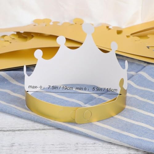 Partyzubehör, für Kostüme, Brautdusche, Hüte, Papierkrone, lebendige Farben, 12 Stück Partyzubehör, für Kostüme, Brautdusche, Hüte, Papierkrone, lebendige Farben, 12 Stück von Advokingtap