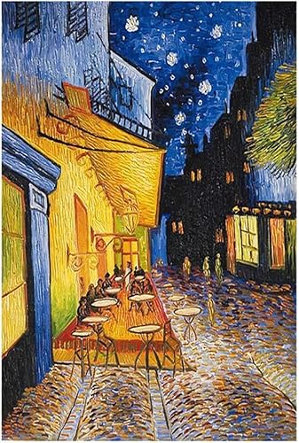 Aeadar Diamond Painting Erwachsene Van Gogh Outdoor Cafe, 5D Diamant Painting Bilder Diamant Malerei Set, DIY Diamant Malerei für Home Wall Décor (30×40cm) von Aeadar