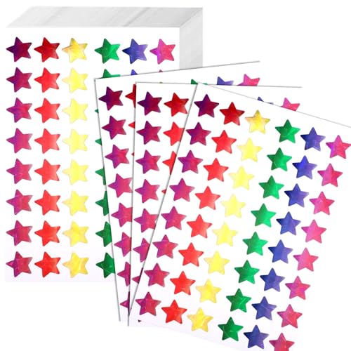 Sticker Sterne 2400 Stück Aufkleber Sterne, Sternaufkleber für Kinderbelohnung für Klassenzimmer, Stern Sticker, Kleine Sternaufkleber für Verhaltensdiagramm Lehrmaterialien Sticker Sterne 2400 Stück Aufkleber Sterne, Sternaufkleber für Kinderbelohnung für Klassenzimmer, Stern Sticker, Kleine Sternaufkleber für Verhaltensdiagramm Lehrmaterialien von Aeaocvo