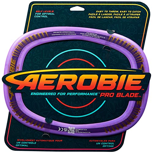 Aerobie Pro Blade rechteckiger Wurfring, lila Outdoor-Spielgerät für Erwachsene und Kinder ab 5 Jahren Aerobie Pro Blade rechteckiger Wurfring, lila Outdoor-Spielgerät für Erwachsene und Kinder ab 5 Jahren von Aerobie