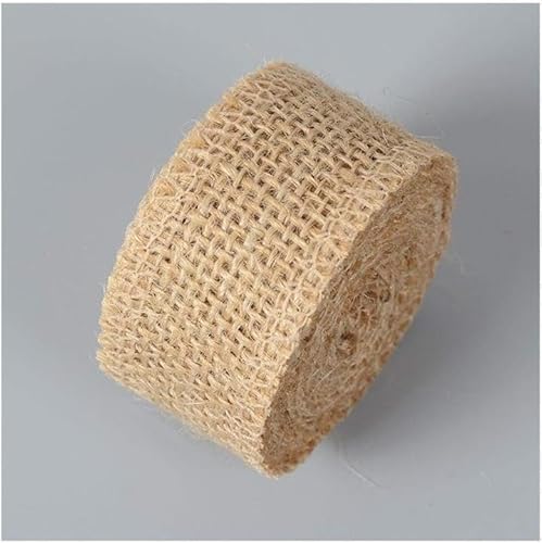 Aeromdale Juteband, geflochtenes Juteband für Geschenkverpackungen, Hochzeit, Veranstaltung, Party und Heimdekoration, 3 cm x 5 m Aeromdale Juteband, geflochtenes Juteband für Geschenkverpackungen, Hochzeit, Veranstaltung, Party und Heimdekoration, 3 cm x 5 m von Aeromdale