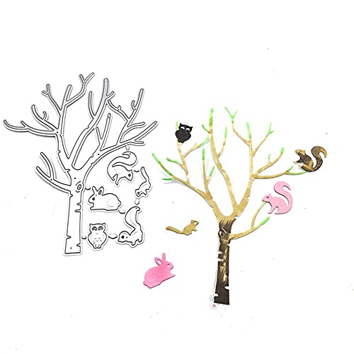 Aeromdale Metall-Stanzschablonen, Weihnachtsbaum, Eichhörnchen, Stanzformen für Bastelarbeiten, Scrapbooking, Alben, Stempel, Hochzeit, Papier, Karten, Handarbeit, Stanzen – 111 x 139 mm – 1 Set Aeromdale Metall-Stanzschablonen, Weihnachtsbaum, Eichhörnchen, Stanzformen für Bastelarbeiten, Scrapbooking, Alben, Stempel, Hochzeit, Papier, Karten, Handarbeit, Stanzen – 111 x 139 mm – 1 Set von Aeromdale