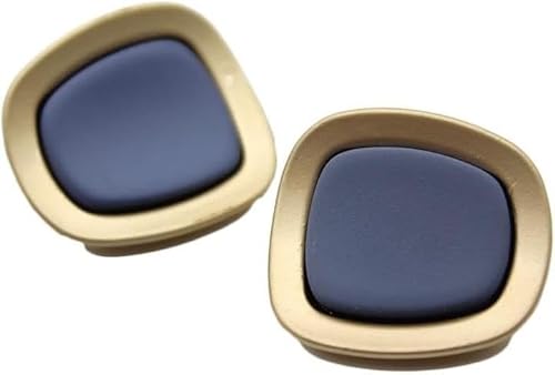 Aeromdale Vintage quadratische Knöpfe Ersatzknopf zum Nähen von Kurzwaren für Damen, Hemd, Mantel, Dekoration, 2 Stück – Blau – 25 mm Aeromdale Vintage quadratische Knöpfe Ersatzknopf zum Nähen von Kurzwaren für Damen, Hemd, Mantel, Dekoration, 2 Stück – Blau – 25 mm von Aeromdale