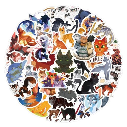 Aeromdale Wasserdichte Vinyl-Aufkleber, 60 Stück/Set, Graffiti-Aufkleber, Scrapbook für Wasserflasche, Computer, Skateboard, Roller, Gitarre, Auto, Motorrad, Fahrrad, Laptop, Aufkleber – Katze – 4–8 Aeromdale Wasserdichte Vinyl-Aufkleber, 60 Stück/Set, Graffiti-Aufkleber, Scrapbook für Wasserflasche, Computer, Skateboard, Roller, Gitarre, Auto, Motorrad, Fahrrad, Laptop, Aufkleber – Katze – 4–8 von Aeromdale
