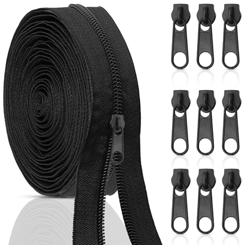 Aerzouser Endlosreißverschluss mit Zipper,10 Meter Reißverschluss Meterware,Bringen Sie 10 mit Zipper,Nylon Reisverschluss Endloses,Reißverschluss,Geeignet für Kleidung, Bettwäsche usw (Schwarz, #3) Aerzouser Endlosreißverschluss mit Zipper,10 Meter Reißverschluss Meterware,Bringen Sie 10 mit Zipper,Nylon Reisverschluss Endloses,Reißverschluss,Geeignet für Kleidung, Bettwäsche usw (Schwarz, #3) von Aerzouser