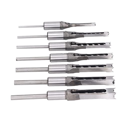 Aeun Vierkantbohrer-Set, 7-teilig, HSS, für Holz, Bohrer-Set, 6,35-16 mm Aeun Vierkantbohrer-Set, 7-teilig, HSS, für Holz, Bohrer-Set, 6,35-16 mm von Aeun
