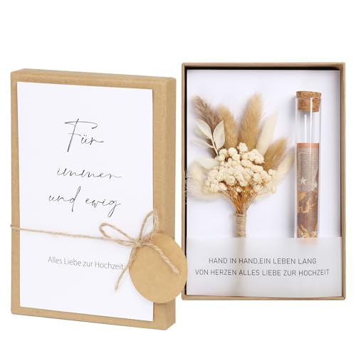 Aevcvok Geldgeschenk Hochzeit Set, Hochzeitsgeschenke für Brautpaar, Hochzeitsgeschenk, Mr & Mrs Geschenkbox, Hochzeit Geldgeschenk Ideen inklusive Getrocknete,Kunststoff Reagenzglas,Hochzeitskarte Aevcvok Geldgeschenk Hochzeit Set, Hochzeitsgeschenke für Brautpaar, Hochzeitsgeschenk, Mr & Mrs Geschenkbox, Hochzeit Geldgeschenk Ideen inklusive Getrocknete,Kunststoff Reagenzglas,Hochzeitskarte von Aevcvok