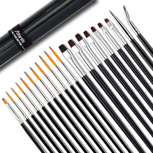 Afantti 20 Stück Detail Feine Pinsel Set Malen nach Zahlen Künstler Malpinsel |Sehr Fein Spitze | Afantti 20 Stück Detail Feine Pinsel Set Malen nach Zahlen Künstler Malpinsel |Sehr Fein Spitze | von Afantti
