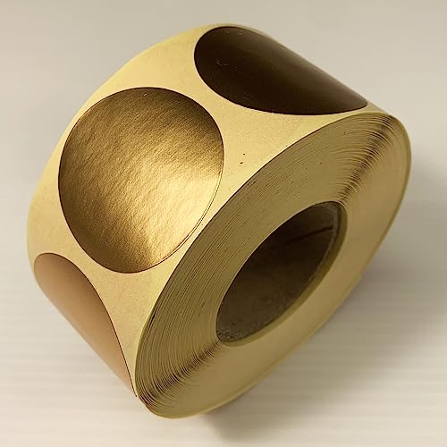 Affichesstore 30218 – Rolle mit 1000 selbstklebenden Etiketten, goldfarben, Durchmesser 40 mm, beschriftbar Affichesstore 30218 – Rolle mit 1000 selbstklebenden Etiketten, goldfarben, Durchmesser 40 mm, beschriftbar von Affichesstore