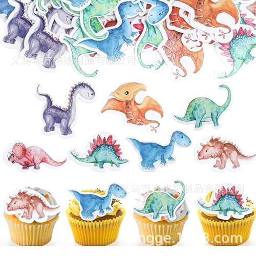 Affivia Cupcake-Dekorationen (Dinosaurier) von Affivia