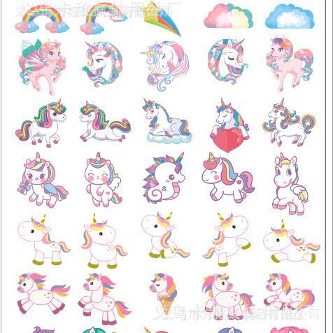 Affivia Cupcake-Dekorationen (Einhorn) von Affivia