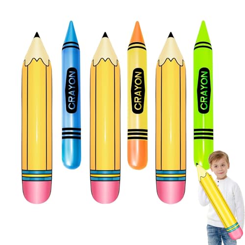 Affivia Stift Luftballon Einschulung Deko Set,6 Stk Folienballon Bleistift Aufblasbar,Schulkind Deko Junge Mädchen,Buntstifte Schulanfang Ballon,Aufblasbare Bleistifte für Geburtstag,Einschulung Party Affivia Stift Luftballon Einschulung Deko Set,6 Stk Folienballon Bleistift Aufblasbar,Schulkind Deko Junge Mädchen,Buntstifte Schulanfang Ballon,Aufblasbare Bleistifte für Geburtstag,Einschulung Party von Affivia