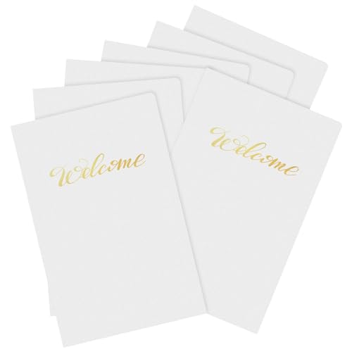 Affrolling 50 Stück 15,2 x 22,9 cm große Willkommens-Mappen mit Taschen für Kirche, Hochzeiten, Partys, Konferenzen, Seminare, Bar Mitzwa Affrolling 50 Stück 15,2 x 22,9 cm große Willkommens-Mappen mit Taschen für Kirche, Hochzeiten, Partys, Konferenzen, Seminare, Bar Mitzwa von Affrolling