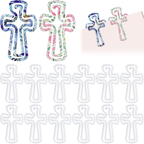 Affrolling Acryl-Büroklammern mit Sublimationsdruck, Kreuz, 5 x 8,1 cm, Sublimationsrohlinge, Acryl-Büroklammern, transparent für Wärmeübertragung, DIY, Schreibwaren, Lesezeichen, Lehrer, Büro Affrolling Acryl-Büroklammern mit Sublimationsdruck, Kreuz, 5 x 8,1 cm, Sublimationsrohlinge, Acryl-Büroklammern, transparent für Wärmeübertragung, DIY, Schreibwaren, Lesezeichen, Lehrer, Büro von Affrolling