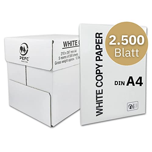 Universal Kopierpapier, DIN A 4, 2500 Blatt, 80g/m² von AfiD GmbH