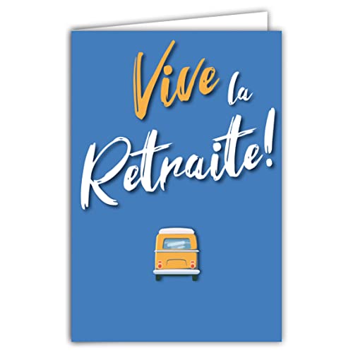 Afie Vive la retirement en Route to New Adventures Van Colleague Work Company Illustration mit Umschlag Format 12 x 17,5 cm, 300 g, glänzendes PEFC-Papier, hergestellt in Frankreich 69-8057 Afie Vive la retirement en Route to New Adventures Van Colleague Work Company Illustration mit Umschlag Format 12 x 17,5 cm, 300 g, glänzendes PEFC-Papier, hergestellt in Frankreich 69-8057 von Afie