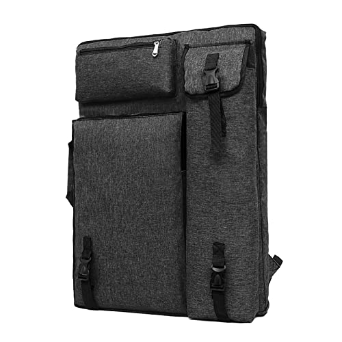 AfinderDE Zeichenbrett Rucksack 66cm *48cm (DIN A2) 5K Künstler Tragetaschen Multifunktionale ZeichenplattenTasche Anfänger Art Bag aus Wasserdichter Strapazierfähiges Nylon von AfinderDE