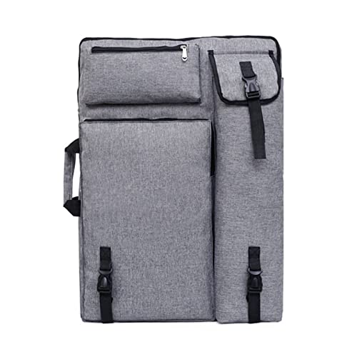 AfinderDE Zeichenbrett Rucksack 66cm *48cm (DIN A2) 7K Künstler Tragetaschen Multifunktionale ZeichenplattenTasche Anfänger Art Bag aus Wasserdichter Strapazierfähiges Nylon von AfinderDE