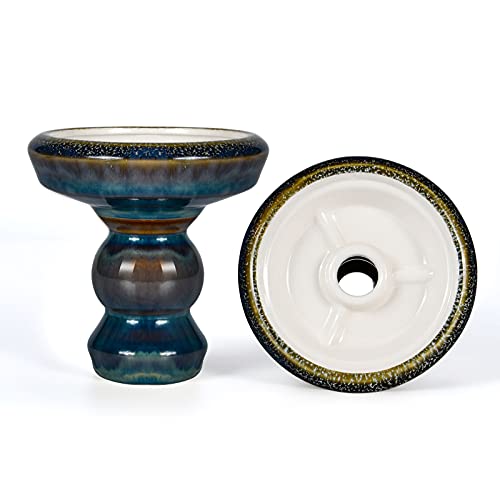 Afoosoo Shisha Kopf Premium Ton Phunnel Shisha Bowl mit Glasur Perfekte Arbeit mit Wärmemanagementsystem und Folien von Afoosoo