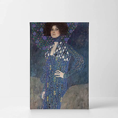 Porträt von Emilie Floge Gemälde Gemälde von Gustav Klimt DIY Ölgemälde Malen nach Zahlen Kits Malen für Erwachsene und Kinder Kunsthandwerk für Heimwanddekoration von Afouptao