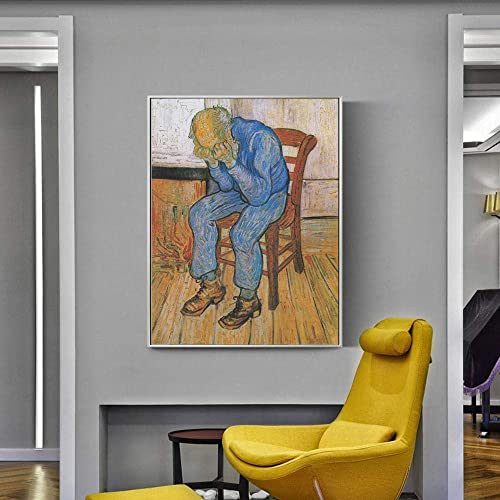 at Eternity's Gate Malen von Vincent Van Gogh Malen nach Zahlen für Erwachsene, DIY-Kunsthandwerk für Zuhause, Wanddekoration, Geburtstagsgeschenke von Afouptao