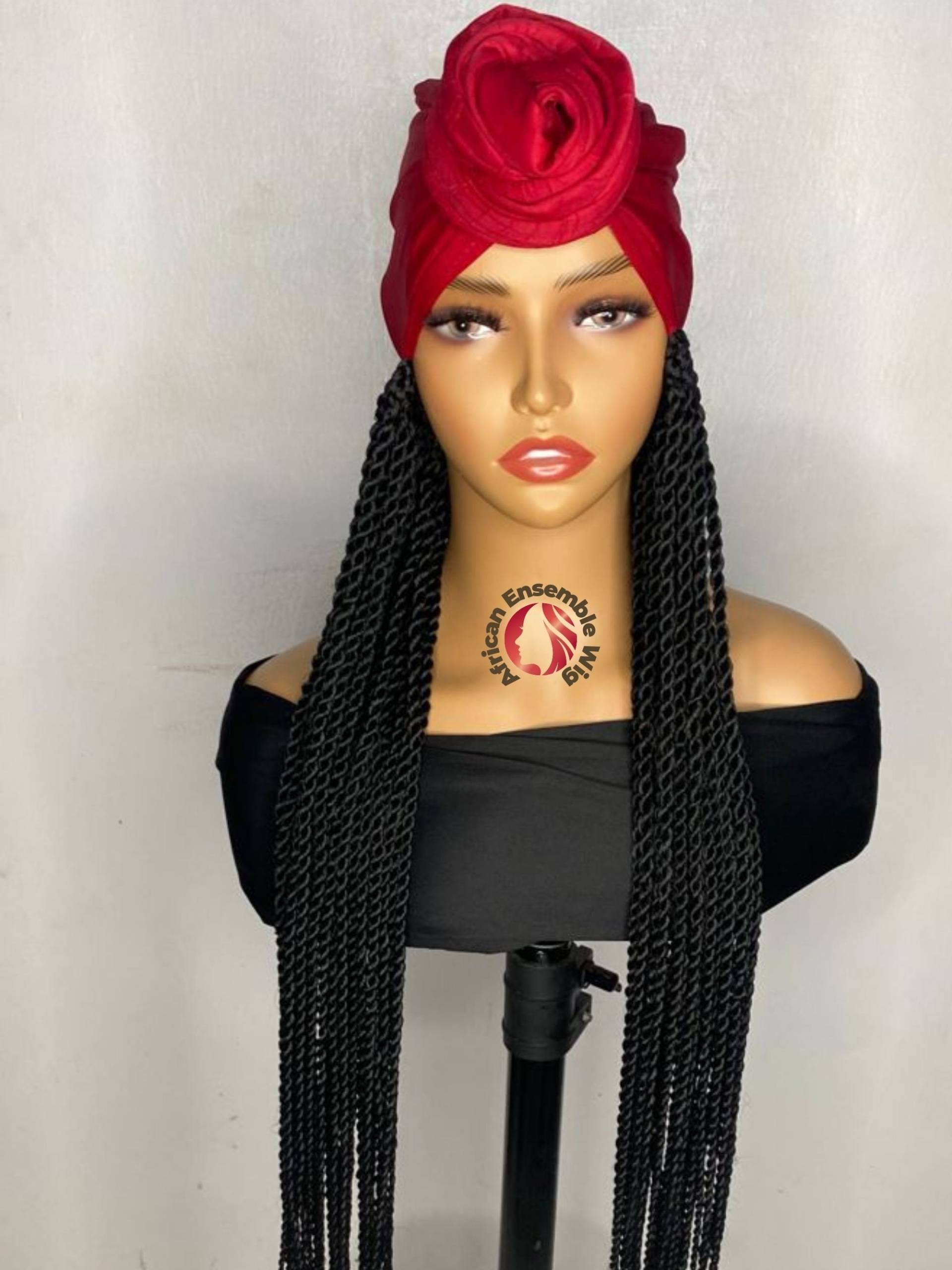 Geflochtene Perücken, Perücke, Lace Frontal Geflochtene Perücken Für Schwarze Frauen, Perückenkappe, Freeshipping, Schmetterling Locs, Perücke Geflochtene Perücken, Perücke, Lace Frontal Geflochtene Perücken Für Schwarze Frauen, Perückenkappe, Freeshipping, Schmetterling Locs, Perücke von AfricanEnsembles