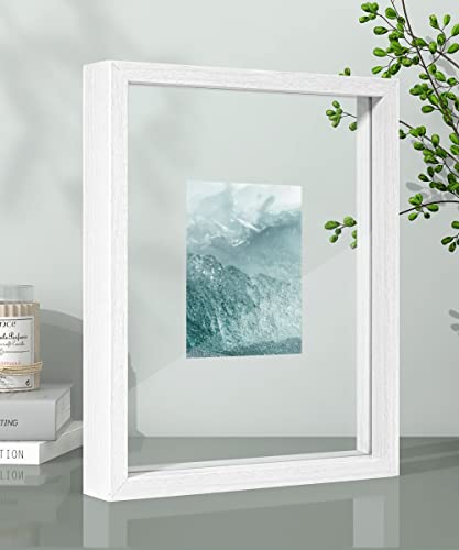 Afuly Bilderrahmen Glas 13x18 10x15 mit Schwebender oder 20x25 ohne Schwebender Weiß Holz Doppelglas Fotorahmen Spezial Geschenke Afuly Bilderrahmen Glas 13x18 10x15 mit Schwebender oder 20x25 ohne Schwebender Weiß Holz Doppelglas Fotorahmen Spezial Geschenke von Afuly