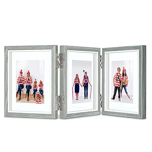 Afuly Bilderrahmen Collage 13x18 Holz Grau Doppelglas 3 Bilder oder 9x13 mit Schwebender Mehrfach Fotorahmen Rustikal Modern Deko Family Geschenk Afuly Bilderrahmen Collage 13x18 Holz Grau Doppelglas 3 Bilder oder 9x13 mit Schwebender Mehrfach Fotorahmen Rustikal Modern Deko Family Geschenk von Afuly