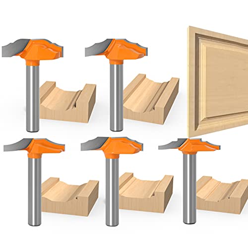 1/4 Schaft-Fräser, 5 Stück, 1/4 Schaft-Fräser, Sperrgehrungsfräser, Holzfräser, Leimverbindungswerkzeuge für Schranktür, Holzbearbeitung, Fräswerkzeuge, Fräser 1/4 Schaft-Fräser, 5 Stück, 1/4 Schaft-Fräser, Sperrgehrungsfräser, Holzfräser, Leimverbindungswerkzeuge für Schranktür, Holzbearbeitung, Fräswerkzeuge, Fräser von Agatige