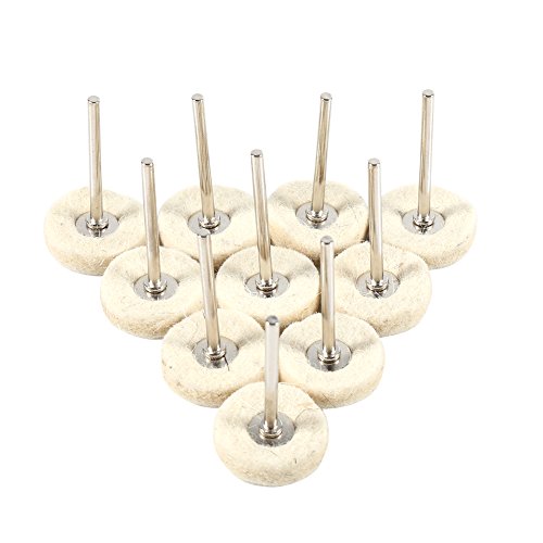 10PCS Felt Polishing Buffing Wheels, Wool Felt Polishing Pad Wheel, Polishing Wheel Rotary Tool Accessories with 3mm Shank for Watch and Jewelry 10PCS Felt Polishing Buffing Wheels, Wool Felt Polishing Pad Wheel, Polishing Wheel Rotary Tool Accessories with 3mm Shank for Watch and Jewelry von Agatige