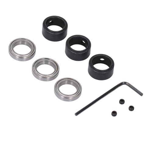 3er-Set Fräserlager-Ersatzsatz, unten montierte Kugellagerführung, 1/4 Zoll Innendurchmesser, 1/2 Zoll Außendurchmesser, Hartmetall-Fräserlager für Holzbearbeitung, Trimmen, 3er-Set Fräserlager-Ersatzsatz, unten montierte Kugellagerführung, 1/4 Zoll Innendurchmesser, 1/2 Zoll Außendurchmesser, Hartmetall-Fräserlager für Holzbearbeitung, Trimmen, von Agatige