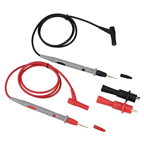4-PCS-Sondenkabel Zange Rückensonden-Kit, Stecker-zu-Clip-Testkabel, Isolationssonden 1000 V 20 A, Multimeter-Präzisionsset für den Autoreparatur-Diagnoseschaltkreis von Agatige