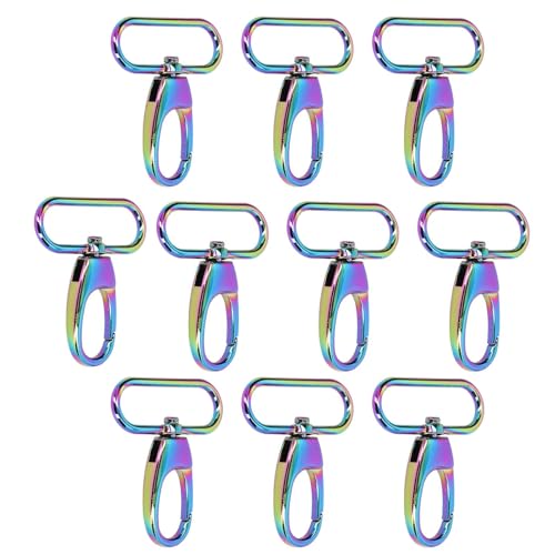 10 PCS Drehverschluss, 38 mm Schlüsselanhänger Karabinerhaken Trigger Clips Karabinerhaken aus Metall für die Herstellung von Snap Tabs, Schlüsselanhänger Hardware 10 PCS Drehverschluss, 38 mm Schlüsselanhänger Karabinerhaken Trigger Clips Karabinerhaken aus Metall für die Herstellung von Snap Tabs, Schlüsselanhänger Hardware von Agatige