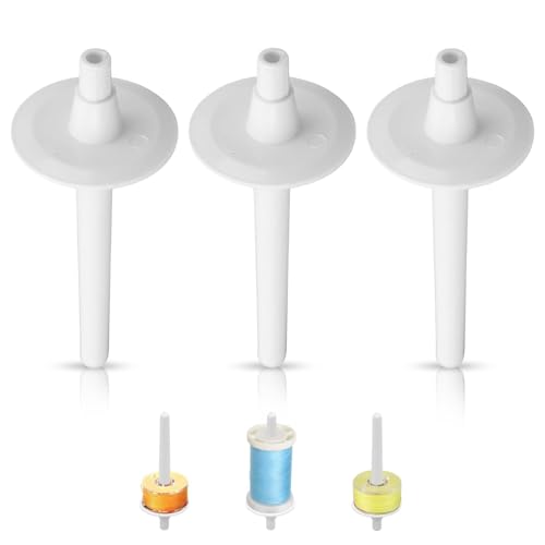Agatige Spulenstift, Universal-Kunststoff-Spulenstift, Garnrollenstift, 3 Stück Nähmaschinen-Spulenstift Haushaltsnähmaschine Ersatz-Spulenspulen-Spulenhalter Hilfs-Spulenstift für Nähmaschinen von Agatige