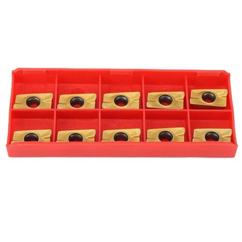 Hartmetall Wendeschneidplatten Set, Wendeplatten für Drehmeißel, Wendeschneidplatten Drehmeißel für Metall, 10 Stück 15–50 HRC Härte Dreheinsätze, APMT1604 Fräseinsätze Hartmetall-Dreheinsätze Hartmetall Wendeschneidplatten Set, Wendeplatten für Drehmeißel, Wendeschneidplatten Drehmeißel für Metall, 10 Stück 15–50 HRC Härte Dreheinsätze, APMT1604 Fräseinsätze Hartmetall-Dreheinsätze von Agatige