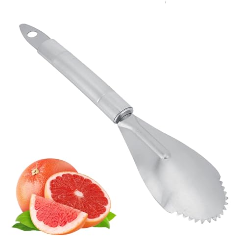Grapefruitmesser, Edelstahl Wohlfühl-Obstschäler Grapefruitschäler Grapefruitlöffel Obstschäler Schälen Küchenhelfer Zubehör für Zitrusfrüchte, Kiwisalate, Desserts Grapefruitmesser, Edelstahl Wohlfühl-Obstschäler Grapefruitschäler Grapefruitlöffel Obstschäler Schälen Küchenhelfer Zubehör für Zitrusfrüchte, Kiwisalate, Desserts von Agatige