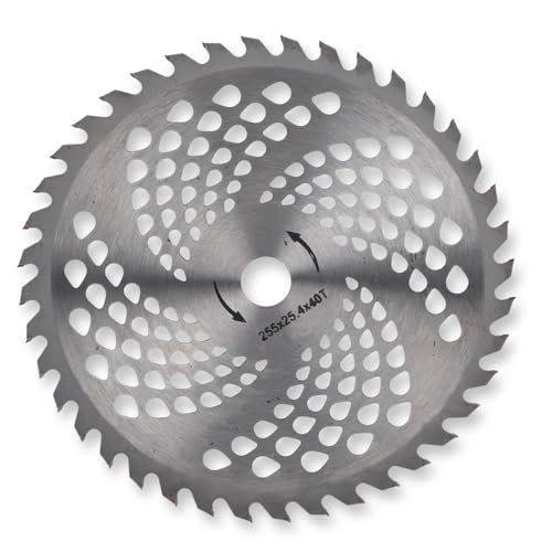 Kreissägeblatt Freischneider Klinge, Freischneider-Sägeblatt, Stahl-Sägeblatt, Rasenmäher, Grasschneider, 40 Zähne, Gartenwerkzeug, 255 X 25,4 Mm, Für Schneider, Trimmer, Unkrautfresser Kreissägeblatt Freischneider Klinge, Freischneider-Sägeblatt, Stahl-Sägeblatt, Rasenmäher, Grasschneider, 40 Zähne, Gartenwerkzeug, 255 X 25,4 Mm, Für Schneider, Trimmer, Unkrautfresser von Agatige